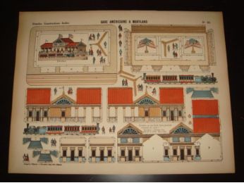 Grandes constructions faciles n°44 : Gare américaine à Maryland - Prima edizione - Edition-Originale.com