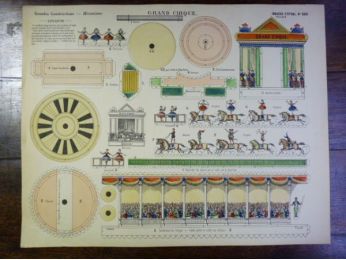 Grandes constructions : Grand cirque. Imagerie d'Épinal Pellerin n°505.  - Erste Ausgabe - Edition-Originale.com