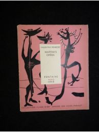 PENROSE : Martha's opéra - Erste Ausgabe - Edition-Originale.com