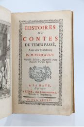 PERRAULT : Histoires ou contes du temps passé ; avec moralités - Edition Originale - Edition-Originale.com