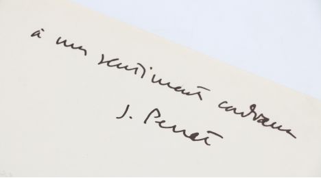 PERRET : Lettre autographe adressée à Roger Nimier : 
