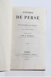 PERSE : Satires suivies d'un fragment de Turnus et de la Satire de Sulpicia - Edition-Originale.com