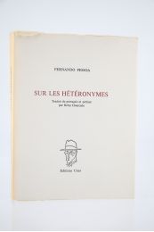 PESSOA : Sur les hétéronymes - Prima edizione - Edition-Originale.com