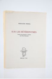 PESSOA : Sur les hétéronymes - Erste Ausgabe - Edition-Originale.com