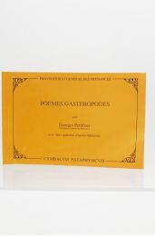PETITFAUX : Poèmes gastéropodes avec deux quatrains d'autres optimates - First edition - Edition-Originale.com