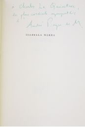 PIEYRE DE MANDIARGUES : Isabella Morra - Signed book, First edition - Edition-Originale.com
