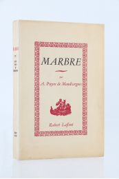 PIEYRE DE MANDIARGUES : Marbre - Edition Originale - Edition-Originale.com