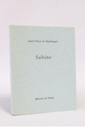 PIEYRE DE MANDIARGUES : Sabine - Prima edizione - Edition-Originale.com