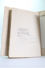 PIEYRE DE MANDIARGUES : Un mot pour un autre - Autographe, Edition Originale - Edition-Originale.com