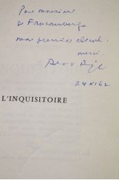 PINGET : L'inquisitoire - Libro autografato, Prima edizione - Edition-Originale.com