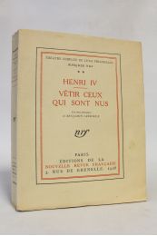 PIRANDELLO : Masques nus II : Henri IV. - Vêtir ceux qui sont nus - First edition - Edition-Originale.com
