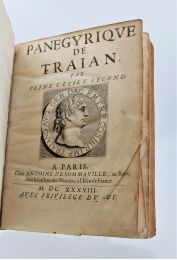 PLINE LE JEUNE : Panegyrique de Trajan - First edition - Edition-Originale.com