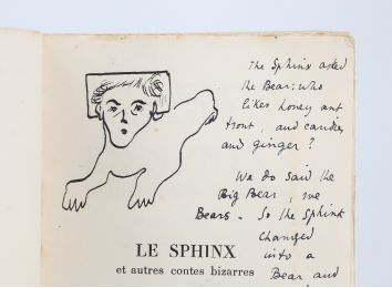 POE : Le sphinx et autres contes bizarres - Exemplaire enrichi de deux dessins originaux et d'un envoi autographe en anglais et à pleine page de Maurice Sachs - Erste Ausgabe - Edition-Originale.com
