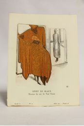 POIRET : Effet de glace. Manteau du soir, de Paul Poiret (pl.78, La Gazette du Bon ton, 1920 n°10) - Edition Originale - Edition-Originale.com