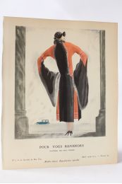 POIRET : Pour vous rejoindre. Manteau, de Paul Poiret (pl.69, La Gazette du Bon ton, 1924-1925 n°9) - Prima edizione - Edition-Originale.com