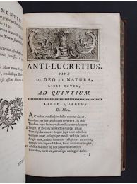 POLIGNAC : Anti - Lucretius sive de Deo et natura, libri novem - Erste Ausgabe - Edition-Originale.com