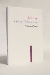 PONGE : Lettres à Jean Thibaudeau - Edition Originale - Edition-Originale.com