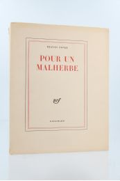 PONGE : Pour un Malherbe - Edition Originale - Edition-Originale.com
