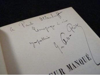 PORTO-RICHE : Bonheur manqué, carnet d'un amoureux - Autographe, Edition Originale - Edition-Originale.com