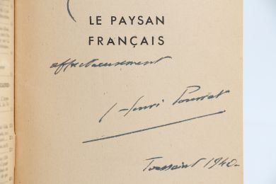 POURRAT : Le paysan français - Autographe, Edition Originale - Edition-Originale.com