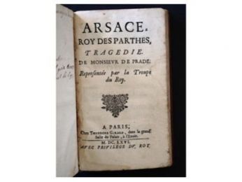 PRADE : Arsace, roi des Partes - Prima edizione - Edition-Originale.com