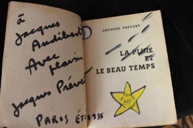 PREVERT : La pluie et le beau temps - Signed book, First edition - Edition-Originale.com