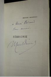PREVOST : Fébronie - Autographe, Edition Originale - Edition-Originale.com