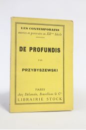 PRZYBYSZEWSKI : De profundis - Erste Ausgabe - Edition-Originale.com