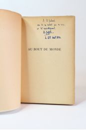 QUEFFELEC : Au bout du monde - Libro autografato, Prima edizione - Edition-Originale.com