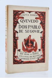 QUEVEDO : Don Pablo de Ségovie - Edition-Originale.com