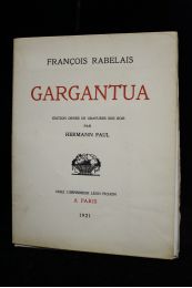 RABELAIS : Gargantua - Edition-Originale.com