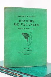 RADIGUET : Devoirs de vacances - First edition - Edition-Originale.com