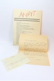 RAFOLS-CASAMADA : Ampit N°1. Poètiques possibles - Autographe, Edition Originale - Edition-Originale.com