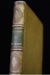 RAPIN : Les Oeuvres latines et francoises - Edition Originale - Edition-Originale.com