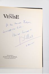 RASPAIL : Vive Venise - Signed book, First edition - Edition-Originale.com