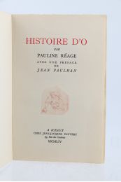 REAGE : Histoire d'O - Edition Originale - Edition-Originale.com