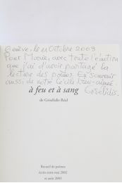 REAL : A feu et à sang - Autographe, Edition Originale - Edition-Originale.com