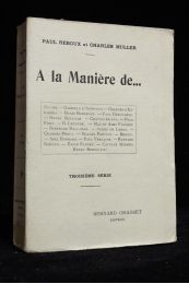 REBOUX : A la manière de... Troisième série - First edition - Edition-Originale.com