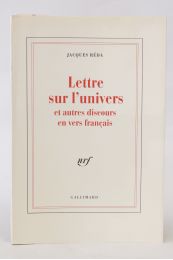 REDA : Lettre sur l'univers et autres discours en vers français - Edition Originale - Edition-Originale.com
