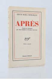 REMARQUE : Après - First edition - Edition-Originale.com