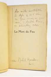 RENAITOUR : La mort du feu. Poèmes de l'année 1918 - Libro autografato, Prima edizione - Edition-Originale.com