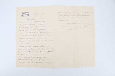 RENARD : Lettre autographe signée adressée à Gabrielle Réval - Signed book, First edition - Edition-Originale.com