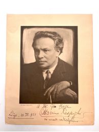 RESPIGHI : [PHOTOGRAPHIE] Portrait photographique de Ottorino Respighi - First edition - Edition-Originale.com