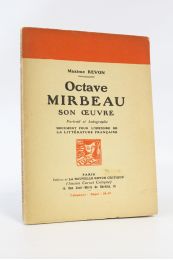 REVON : Octave Mirbeau son oeuvre - Prima edizione - Edition-Originale.com