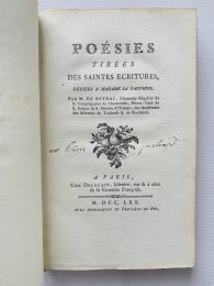 REYRAC : Poésies tirées des Saintes Ecritures - Prima edizione - Edition-Originale.com