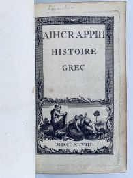 RICARD : Aihcrappih histoire grec - Erste Ausgabe - Edition-Originale.com