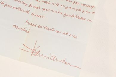 RICARDOU : Lettre autographe signée  - Signiert, Erste Ausgabe - Edition-Originale.com