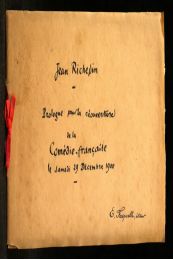 RICHEPIN : Prologue pour la réouverture de la Comédie française le samedi 29 Décembre 1900 - Erste Ausgabe - Edition-Originale.com