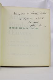 RIMBAUD : Oeuvres - Signed book - Edition-Originale.com