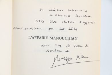 ROBRIEUX : L'affaire Manouchian - Vie et mort d'un héros communiste - Autographe, Edition Originale - Edition-Originale.com